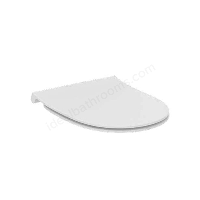 Ideal Standard i.Life O Slim Toilet Seat w/ Quick Release - White
