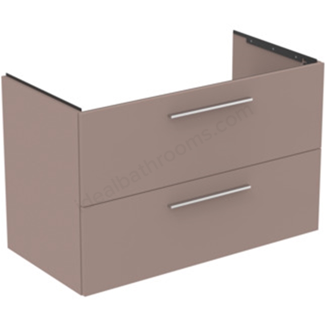 Ideal Standard i.Life B 1000 x 500mm Vanity Unit w/ 2 Drawers & Left Hand Basin - Greige Matt