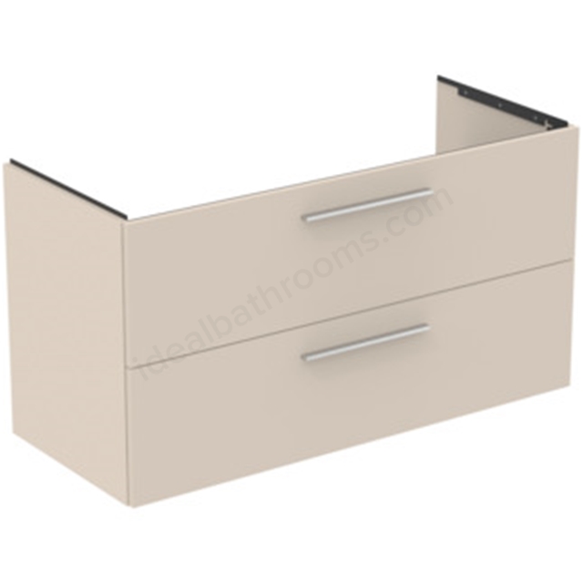 Ideal Standard i.Life B 1200 x 500mm Vanity Unit w/ 2 Drawers & Right Hand Basin - Sand Beige Matt