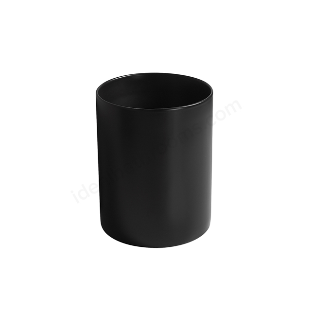 Scudo Shelph 360 x 360mm Tall Countertop Basin - Matte Black