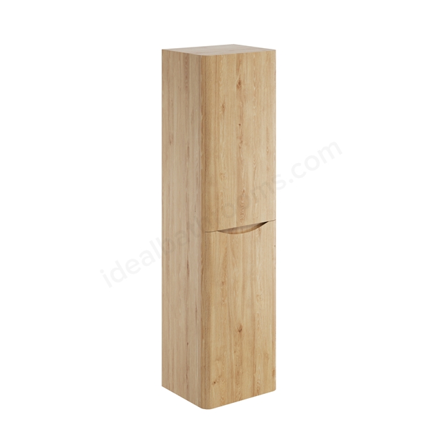 Scudo Bella 400mm x 1500mm x 340mm Floorstanding Tall Boy Unit - Davos Oak