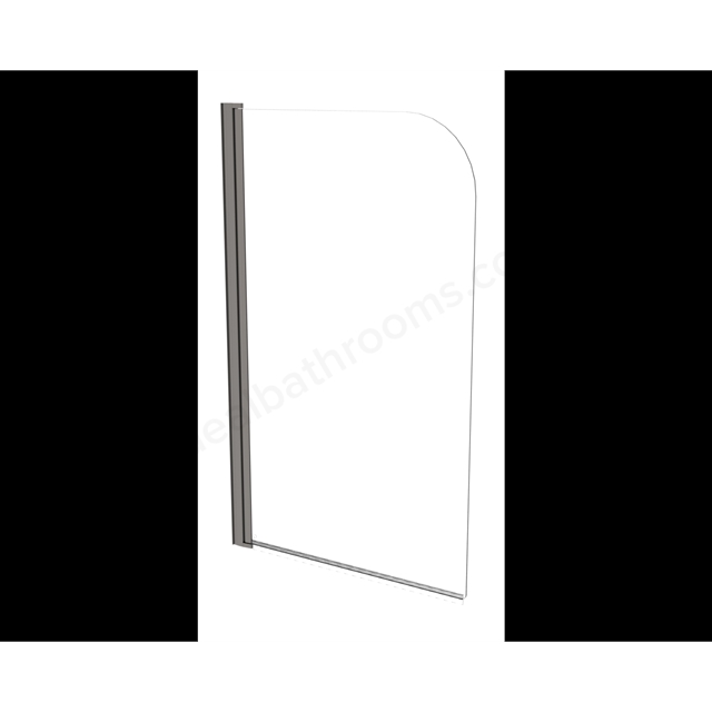 Roman Haven6 1362mm x 820mm Curved Pivoting Bath Screen - Chrome