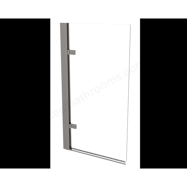 Roman Haven8 1500mm x 835mm Hinged Left Handed Bath Screen - Chrome