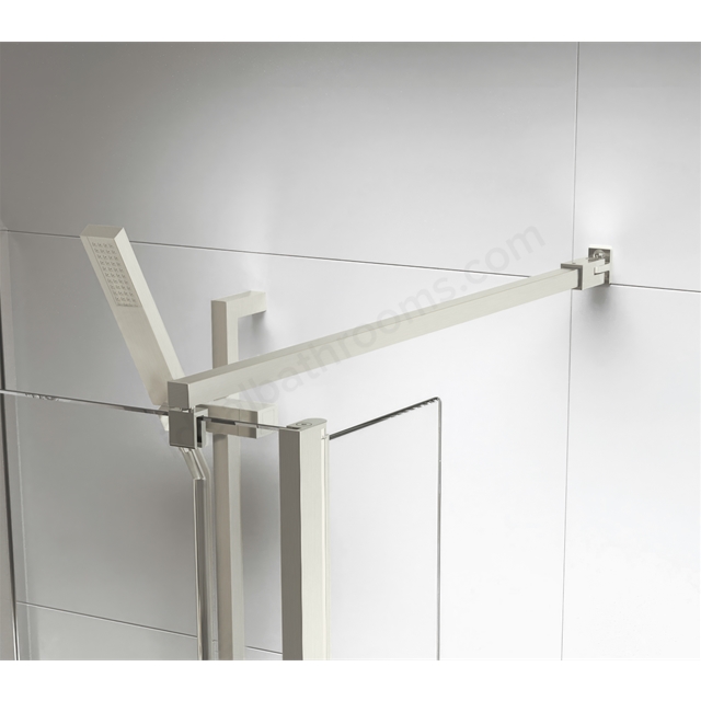 Roman Haven Square Low Level Brace Kit - Straight & 45 Degree - Chrome