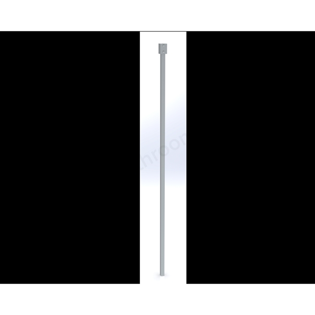 Roman Haven Square Floor to Ceiling Brace Kit - Chrome