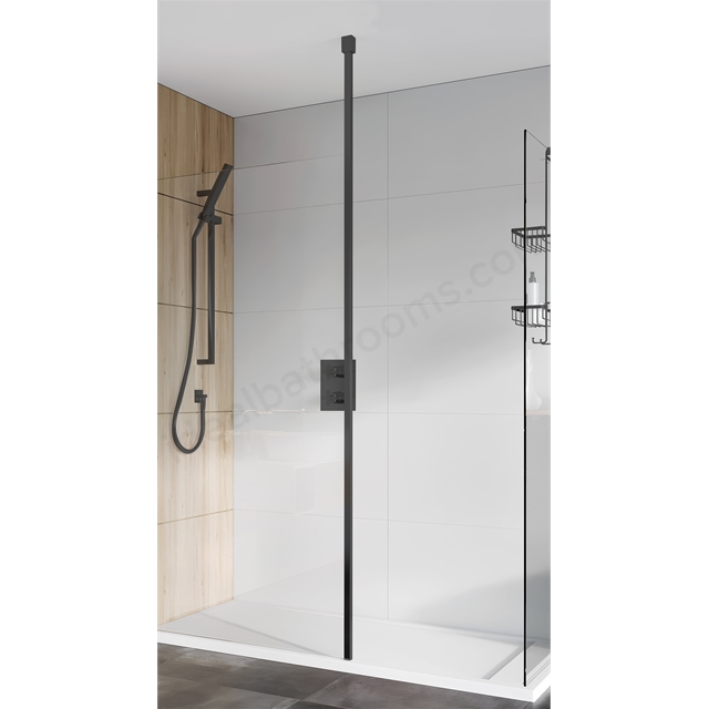 Roman Haven Square Floor to Ceiling Brace Kit - Black
