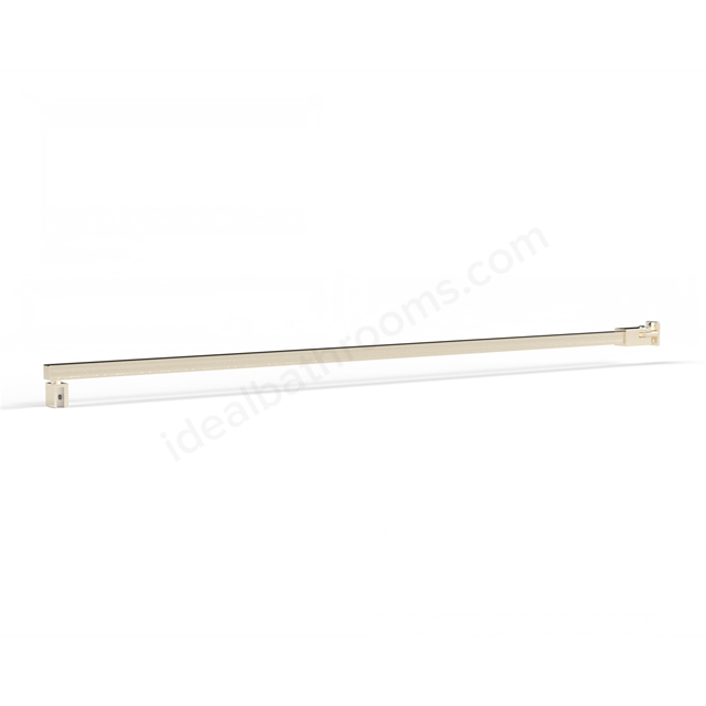 Roman Haven Square Low Level Brace Bar - Straight & 45 Degree - Brushed Nickel
