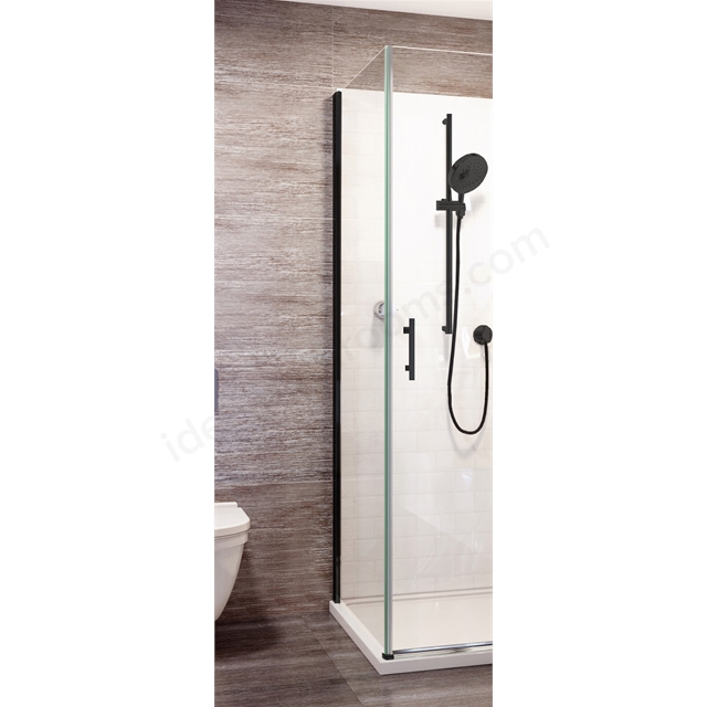 Roman Innov8 Side Panel For Corner - 760mm - Black