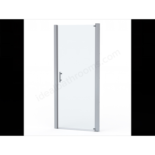 Roman Innov8 Pivot Door Alcove - 800mm - Black