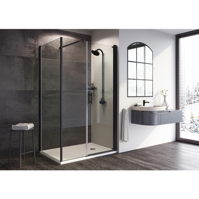 Roman Innov8 Door For Inline Corner - Black