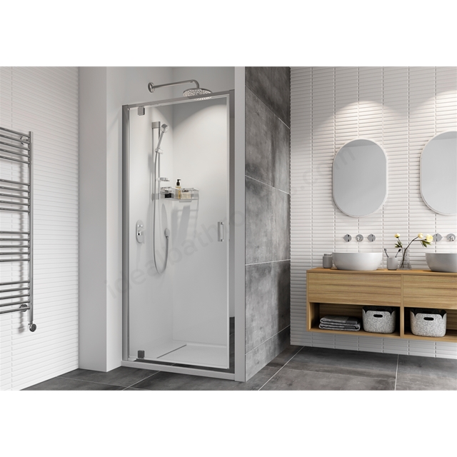 Roman Haven8 Pivot Door 800mm - Chrome