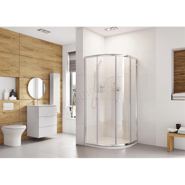 Roman Haven6 2 Door QuadrantÂ 900 x 900mm - Chrome