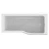Ideal Standard Retail Connect Air Right Handed P-Shape Shower Bath; Idealform; 0 Tap Holes; 1700x800mm; White
