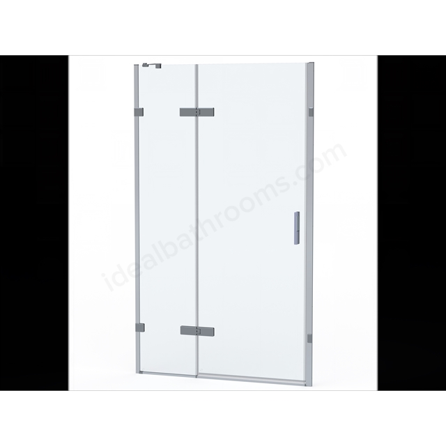 Roman Liberty Hinged Door for h inline alcove - Chrome