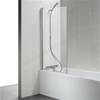 Ideal Standard Connect Angle Bath Screen - Chrome/Clear