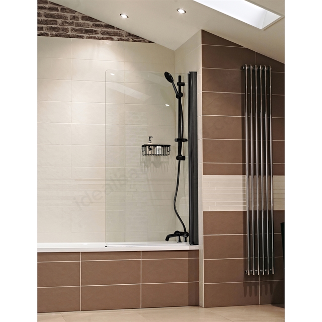 Roman Haven8 Pivoting Bath Screen - Black