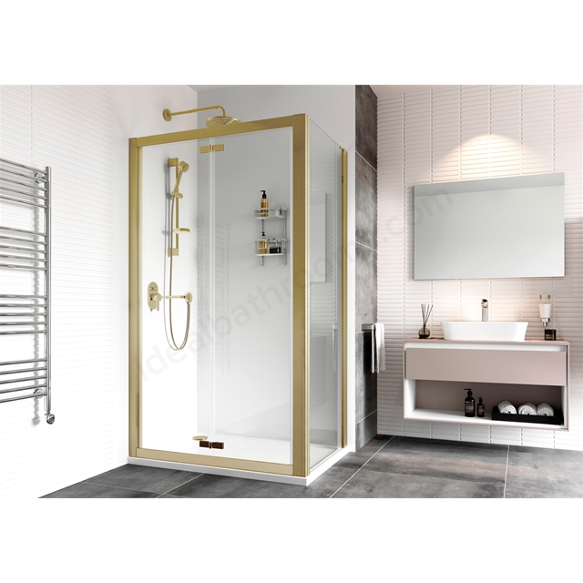 Roman Haven8 Bi-fold Door 760mm - Brushed Brass