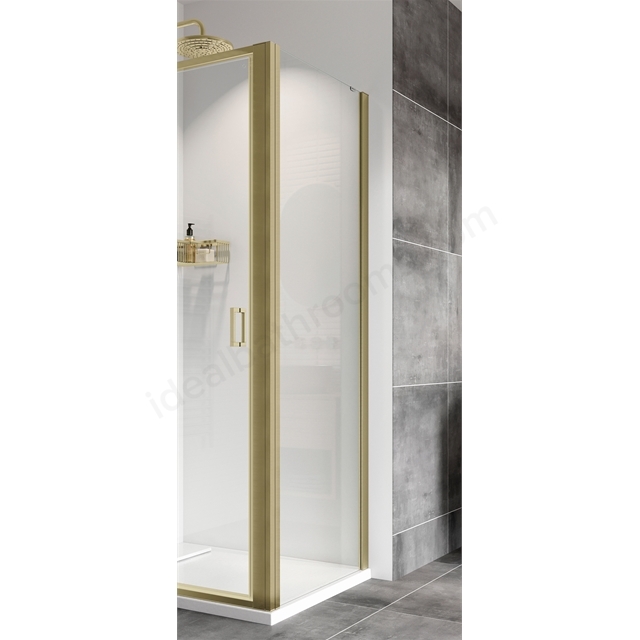 Roman Haven8 Side Panel 900mm - Brushed Brass