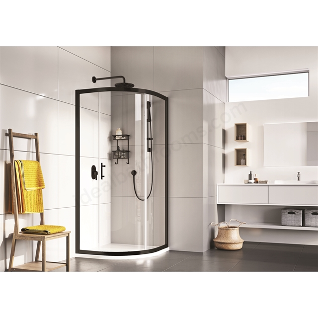 Roman Innov8 One Door Quad 800 x 900 - Black