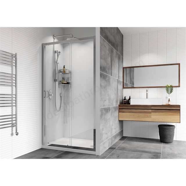 Roman Haven8 Sliding Door 1200mm - Chrome