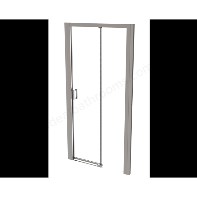 Roman Haven8 Level Access Sliding Door 1000mm - Left Hand - Chrome