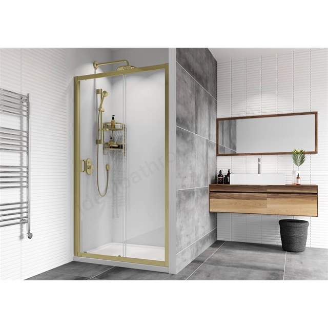 Roman Haven8 Sliding Door 1000mm - Brushed Brass