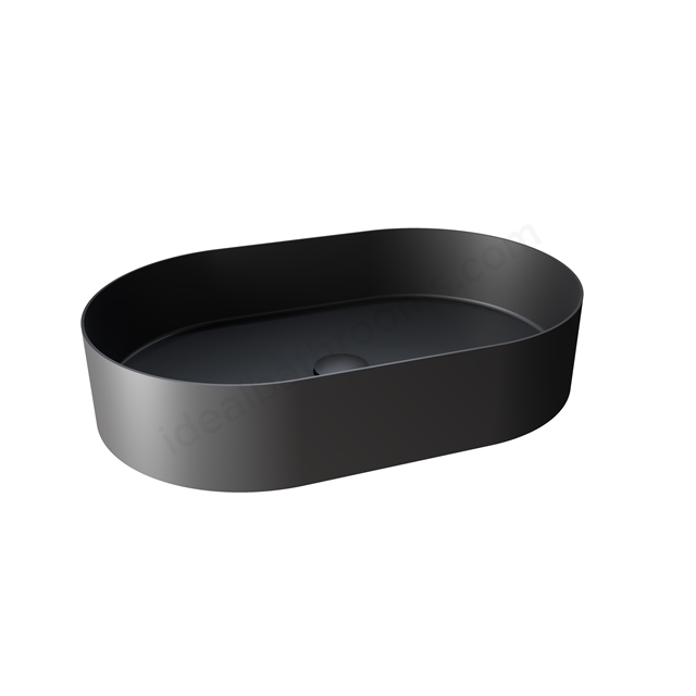 RAK Ceramics Ingot 550 x 350mm Oval Wash Basin - Black
