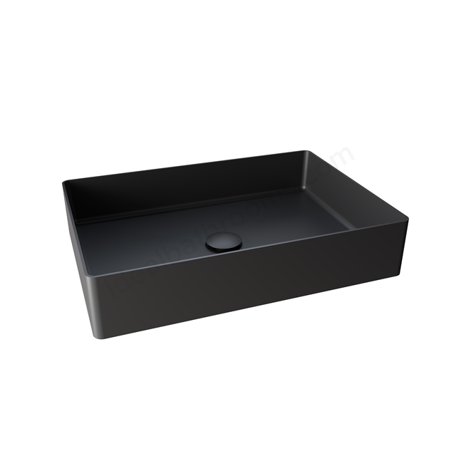 RAK Ceramics Ingot 500 x 350mm Rectangular Wash Basin - Black