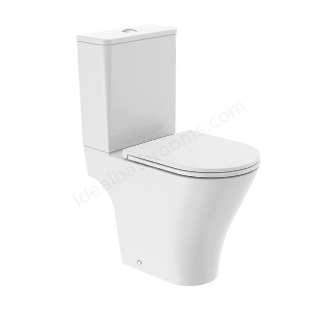Tavistock Cadence Round Close Coupled Open Back WC Pan