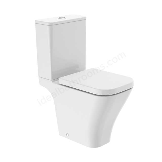 Tavistock Cadence Square Close Coupled Open Back WC Pan