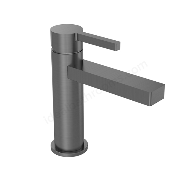 Tavistock Cohort Cross Basin Mixer With Click Waste - Gunmetal