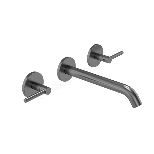 Tavistock Cohort Lever Wall Mounted Mixer - Gunmetal