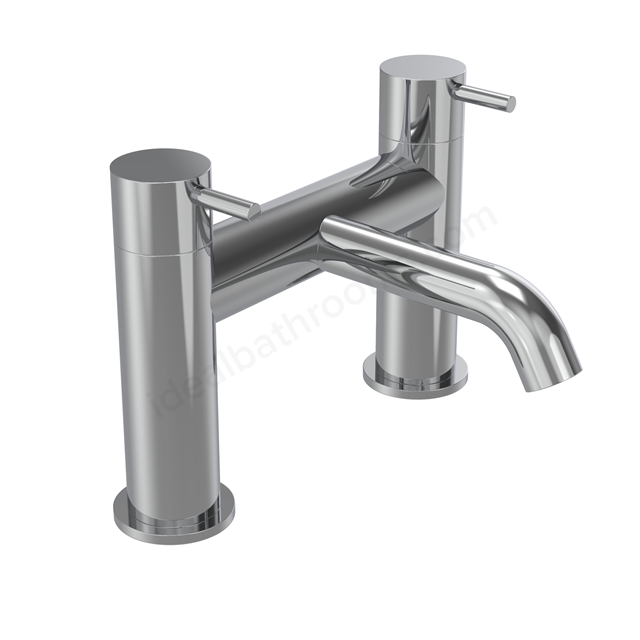 Tavistock Cohort Lever Deck Mounted Bath Filler - Chrome