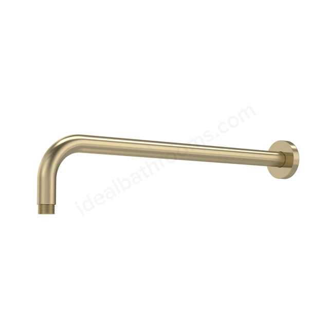 Tavistock Round Shower Arm - Brushed Brass