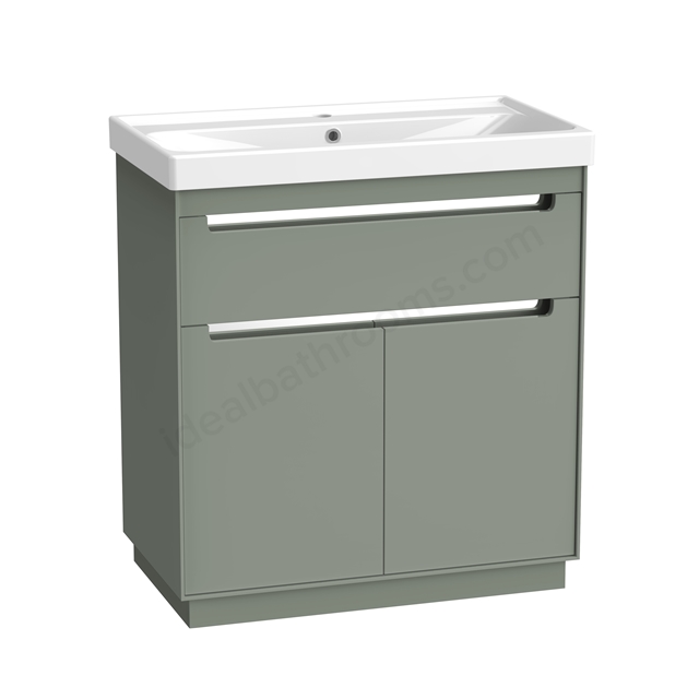 Tavistock Acumen 800 Floormounted Vanity Unit - Laurel Green