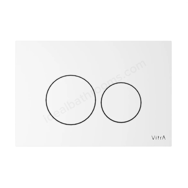VitrA Root Round Flush Plate - White