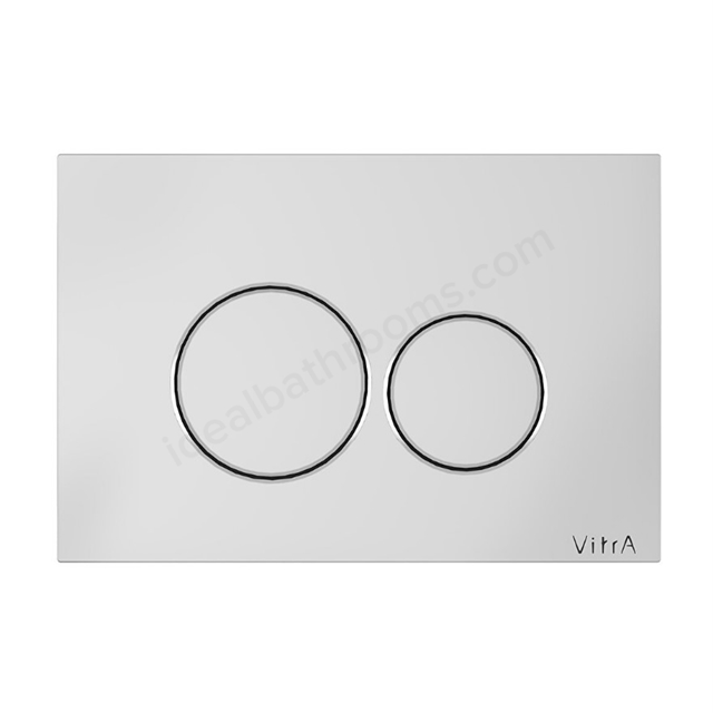 VitrA Root Round Flush Plate - Chrome