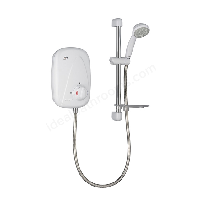 Mira VIGOUR Electric Power Shower; Thermostatic; White/Chrome