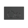 C.P. Hart Argo Mechanical Flush Plate (Stain/Steel) Matt Black - Approved Dealers Only