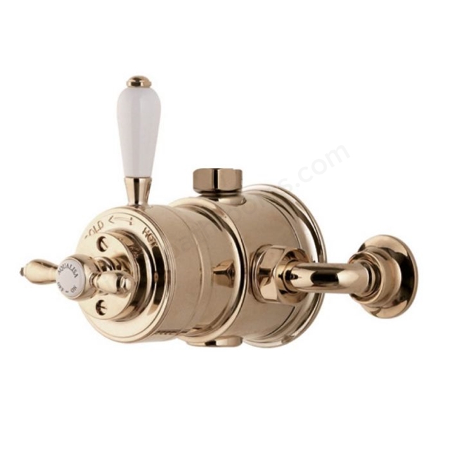 AqualisaAquatique Thermo exposed mixer shower - Gold