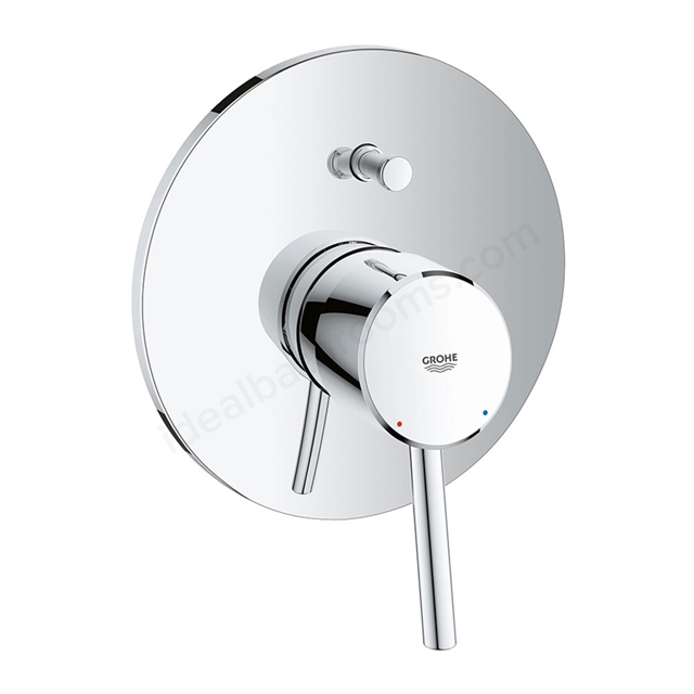 Grohe CONCETTO Single Lever Bath or Shower Mixer; Trim Set Only; Chrome
