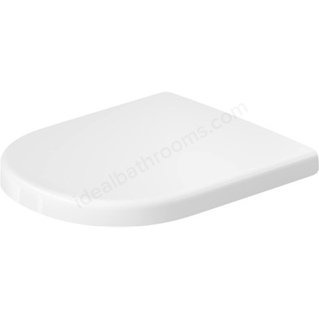 Duravit D-Code Wrap Over Soft Close Toilet Seat - White
