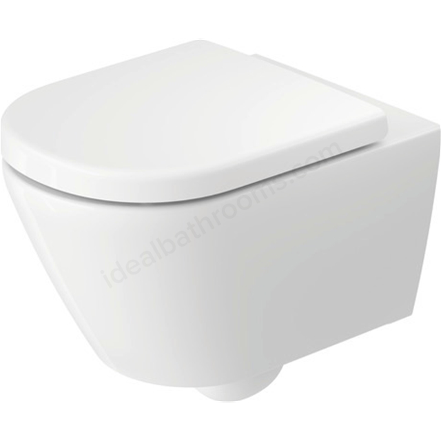 Duravit D-Code 370 x 540mm Wall-mounted Toilet - Alpine White
