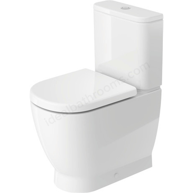 Duravit D-Code 360 x 600mm Close Coupled Toilet Pan Only - Alpine White