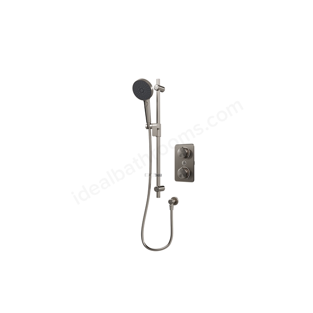 Aqualisa S1 Smart Shower w/ Controller & Adjustable Handset HP - Gunmetal Grey
