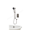 Aqualisa S1 Smart Shower w/ Controller, Adjustable Handset / Kit & Bath Filler LP - Gunmetal Grey