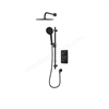 Aqualisa S1 Smart Shower w/ Controller, Adjustable Handset / Kit & Fixed Ceiling Head LP - Matt Black