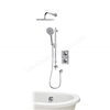 Aqualisa S1 Smart Shower w/ Controller, Adjustable Handset / Kit & Fixed Ceiling Head LP - Chrome