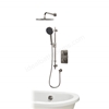 Aqualisa S1 Smart Shower w/ Controller, Adjustable Handset / Kit & Fixed Ceiling Head LP - Gunmetal Grey