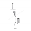 Aqualisa S2 Smart Shower w/ Controller, Adjustable Handset / Kit & Fixed Ceiling Head HP - Chrome